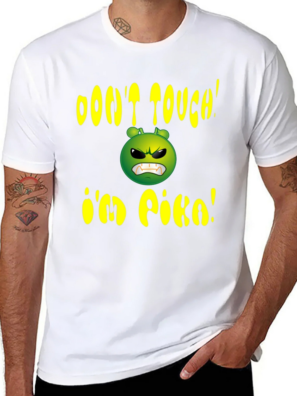 Dont Touch Im Pika Graphic T-Shirt product image 10