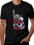 Retro Disco Astronaut T-Shirt - 70s Space Groove product image 1