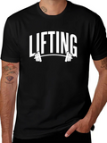 Lifting Graphic Tee - Black Gym T-Shirt for Weightlifters product image 1