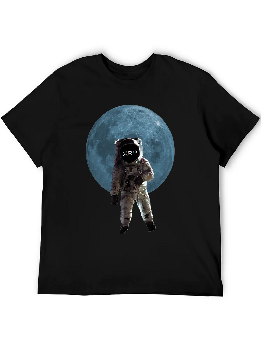Astronaut Moon XRP Black T-Shirt product image 8