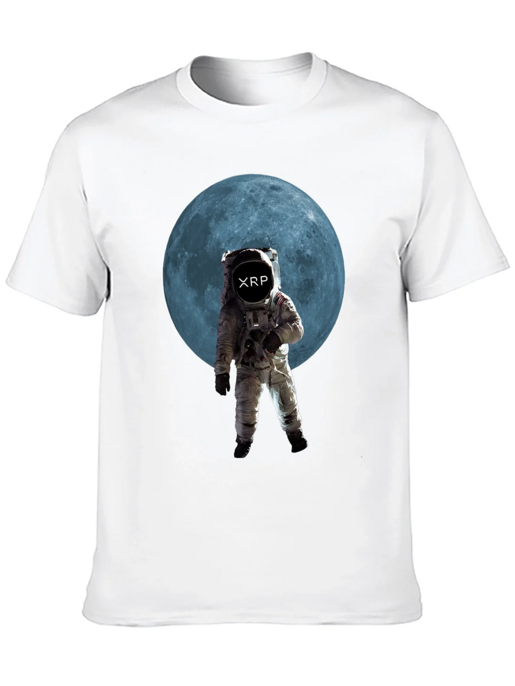 Astronaut Moon XRP Black T-Shirt product image 12