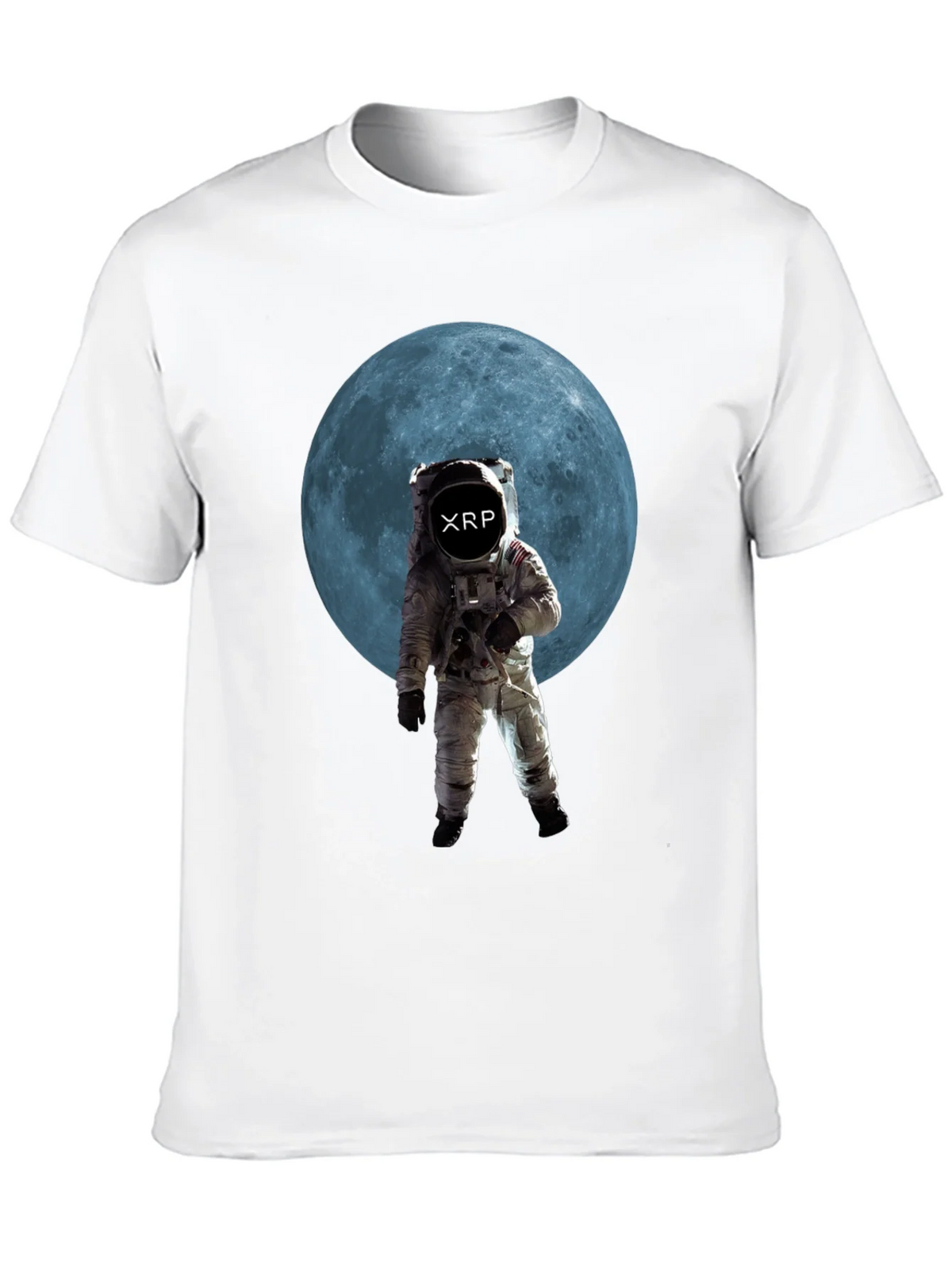 Astronaut Moon XRP Black T-Shirt product image 12