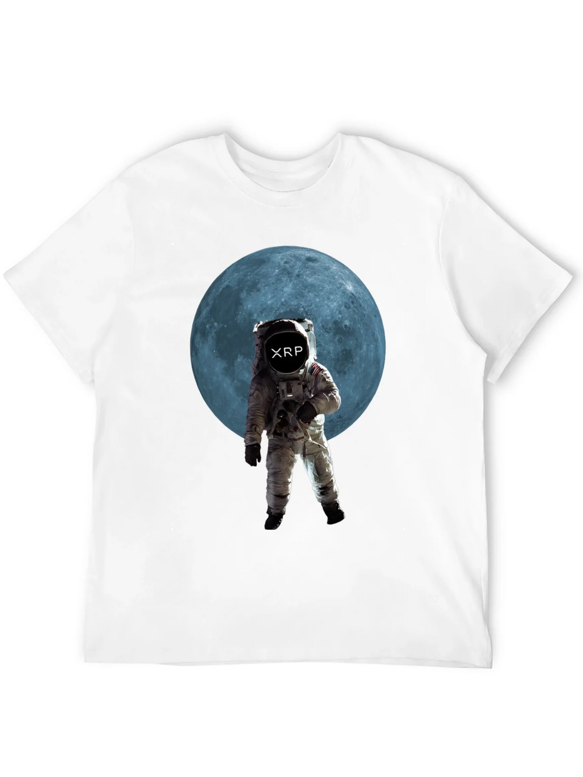 Astronaut Moon XRP Black T-Shirt product image 3
