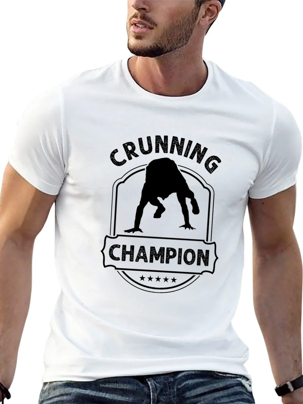 Crunning Champion Black T-Shirt product image 4