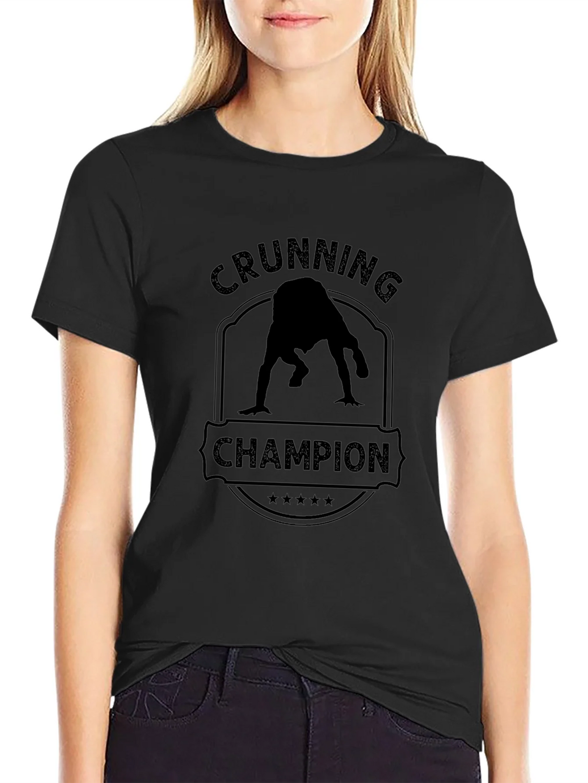 Crunning Champion Black T-Shirt product image 5