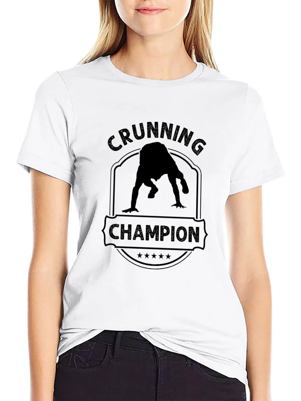 Crunning Champion Black T-Shirt product image 11