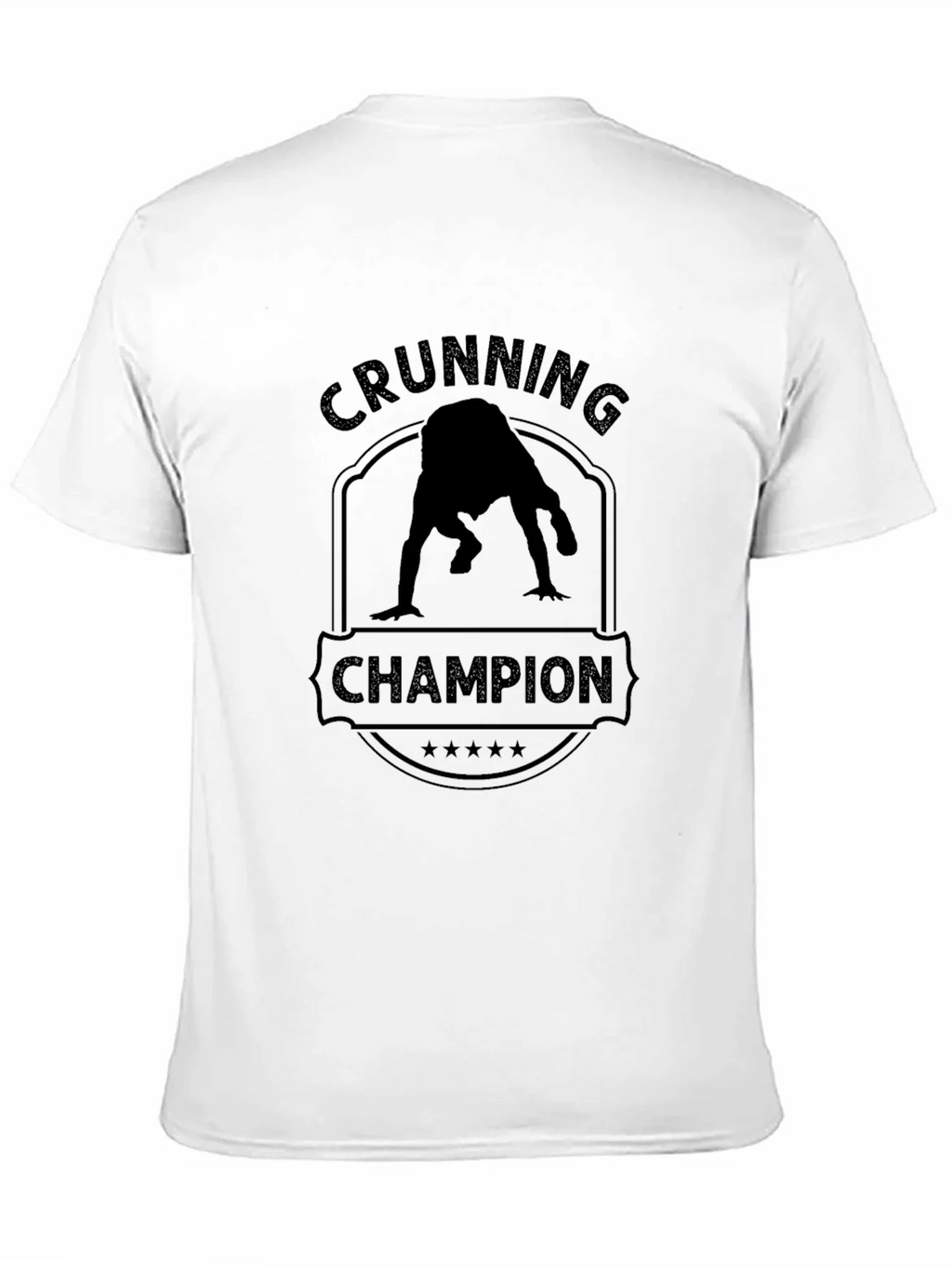 Crunning Champion Black T-Shirt product image 2