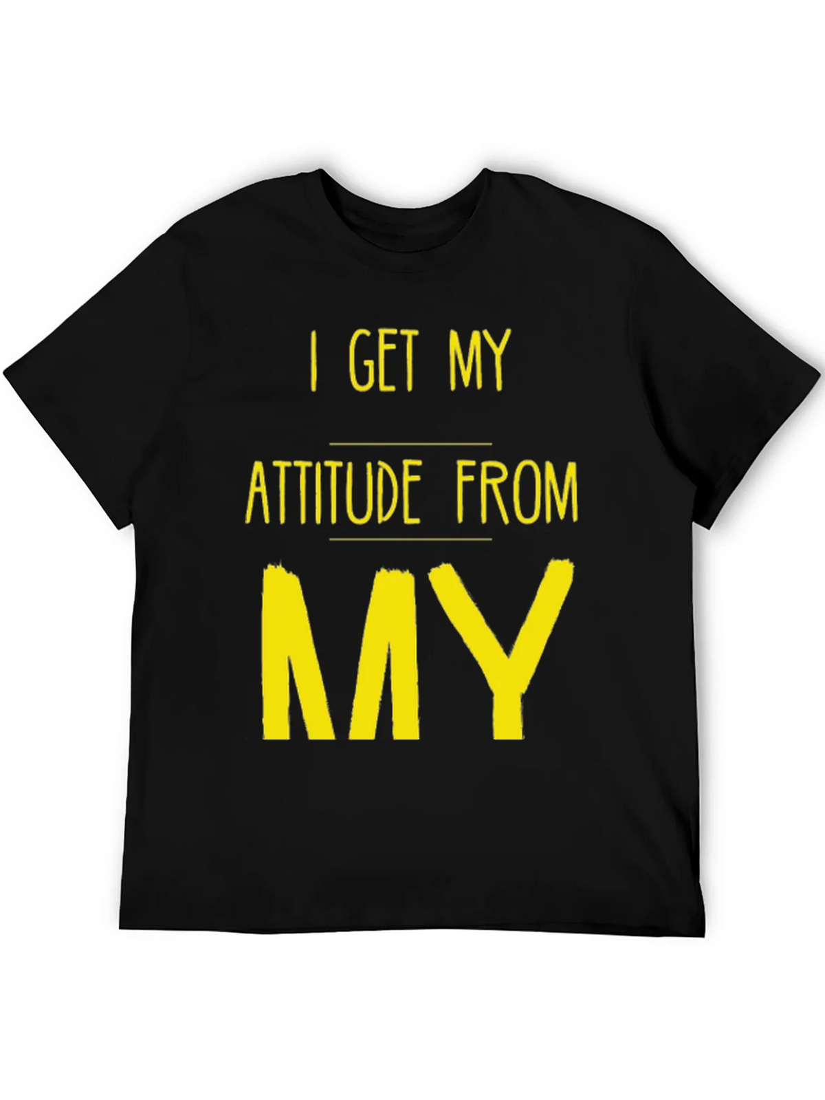 Attitude Source Tee: Black Crew Neck Graphic T-Shirt product image 8