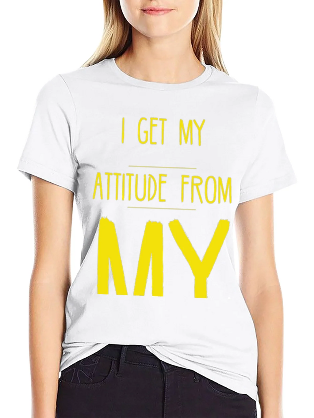 Attitude Source Tee: Black Crew Neck Graphic T-Shirt product image 11