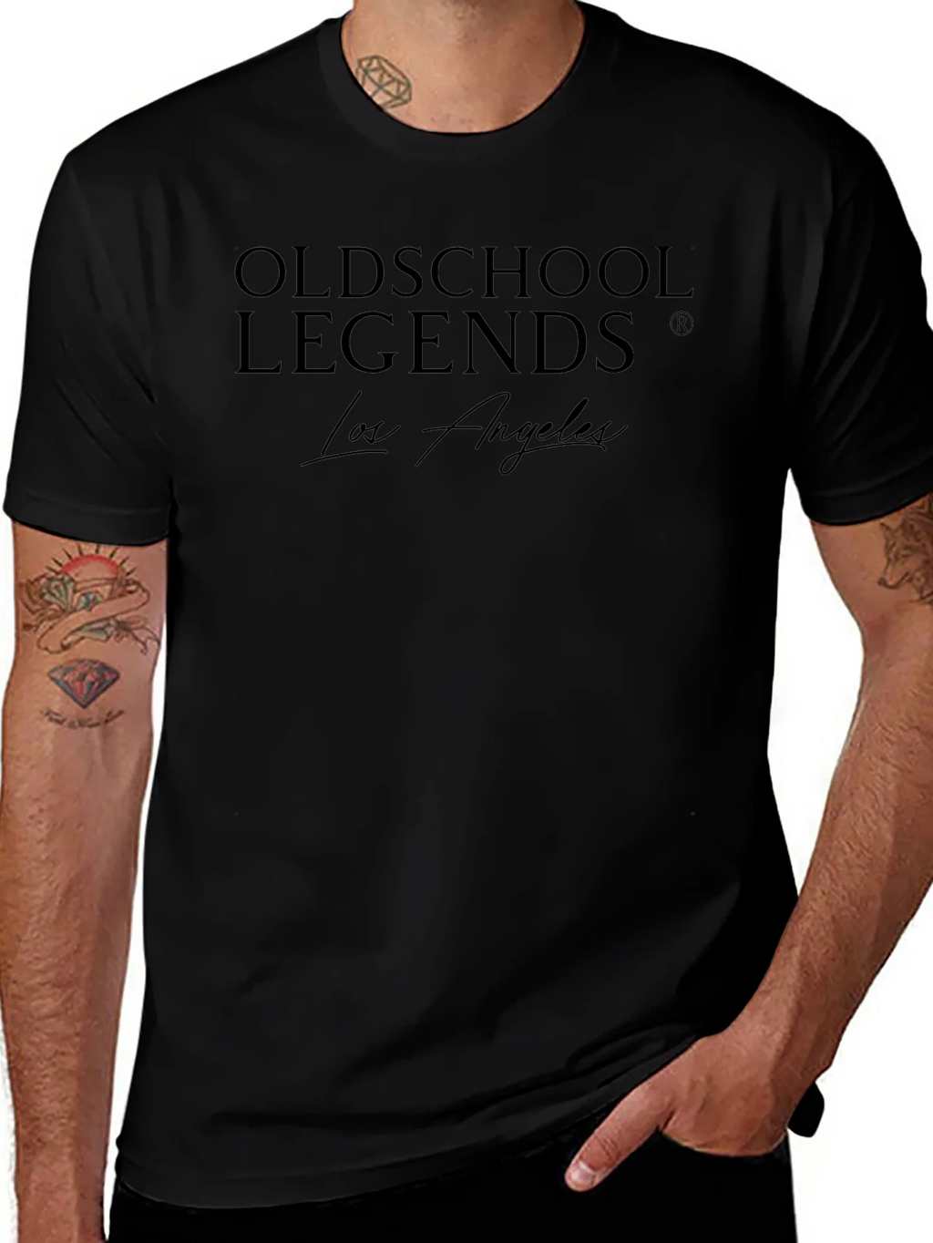 Oldschool Legends Los Angeles Black Tee product image 1
