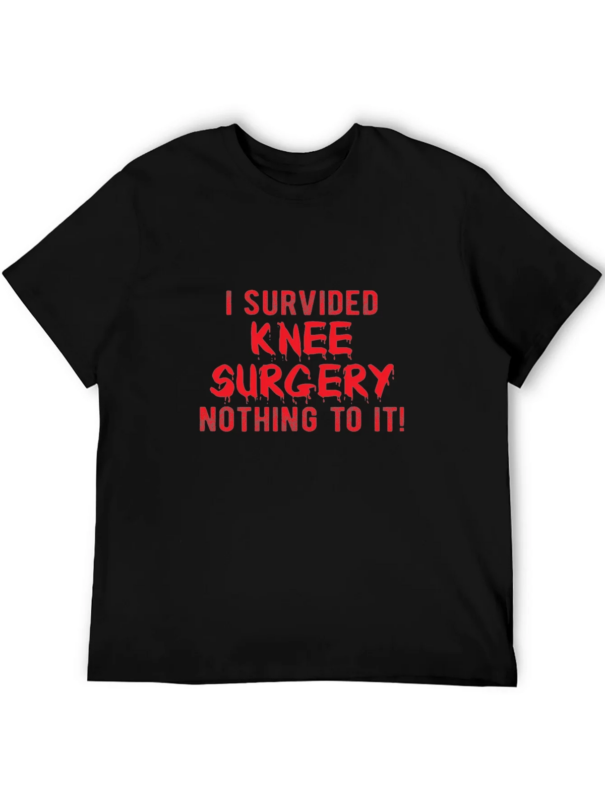 Knee Surgery Survivor Black T-Shirt product image 8