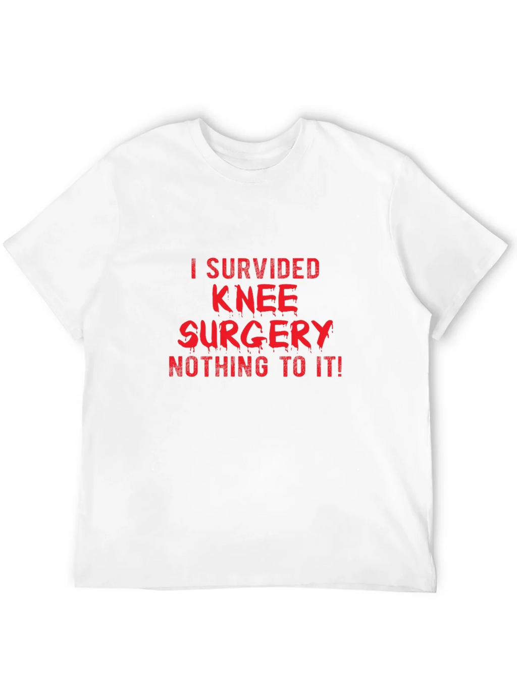 Knee Surgery Survivor Black T-Shirt product image 3