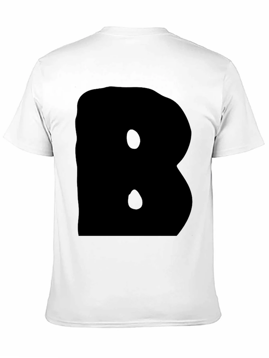 Bold Black Tee - Statement Letter B Design product image 2