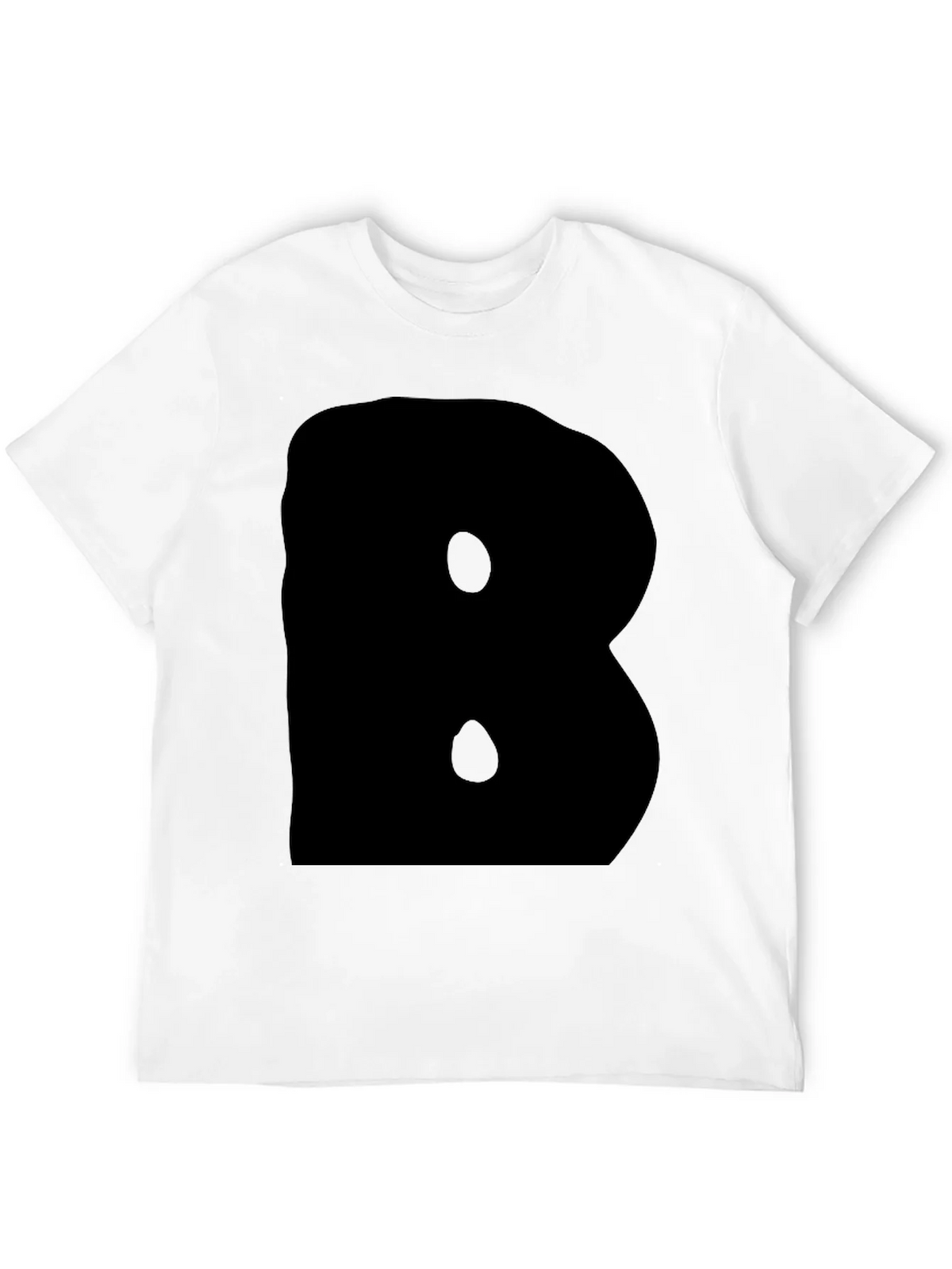 Bold Black Tee - Statement Letter B Design product image 3