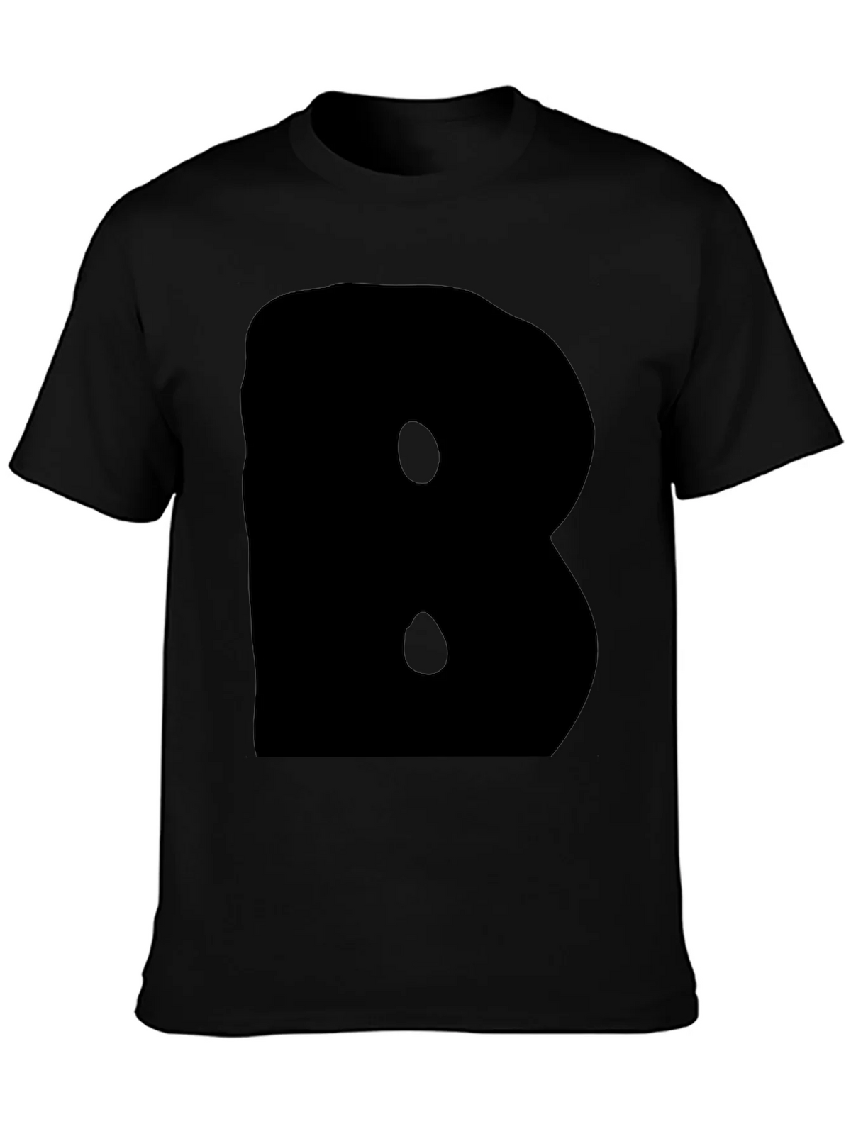 Bold Black Tee - Statement Letter B Design product image 6