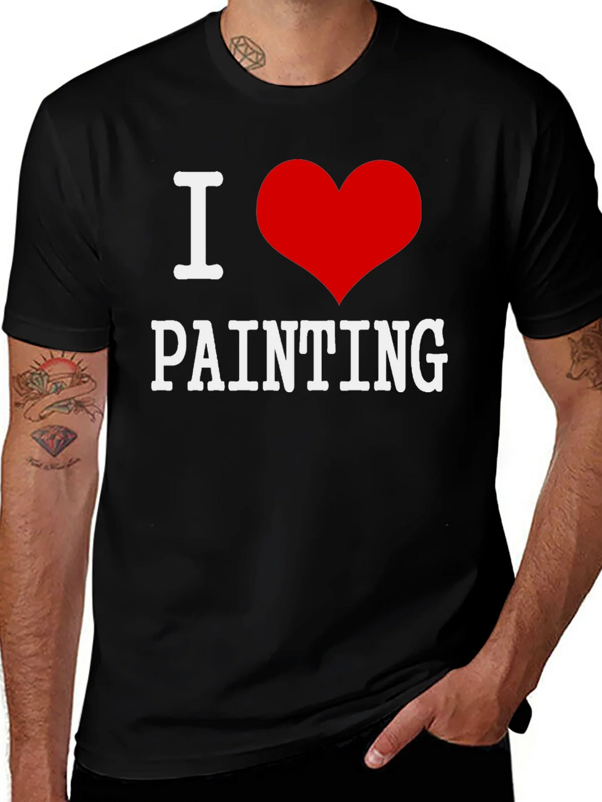 I Love Painting T-Shirt - Artistic Passion product image 1