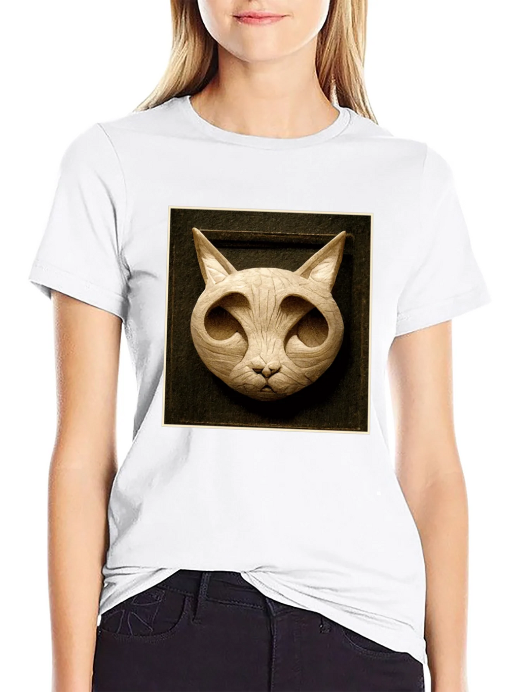 Modern Carved Cat Tee product image 11