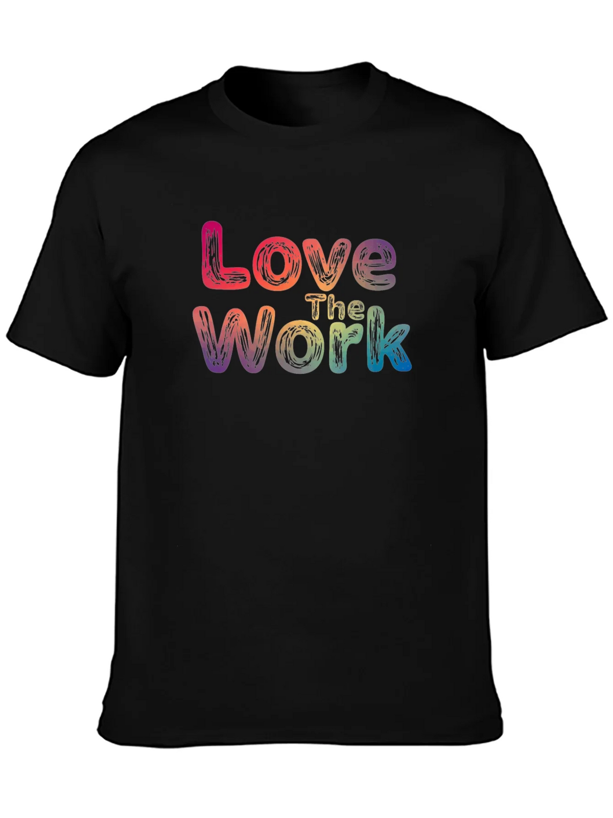 Love The Work Rainbow Graphic T-Shirt product image 6
