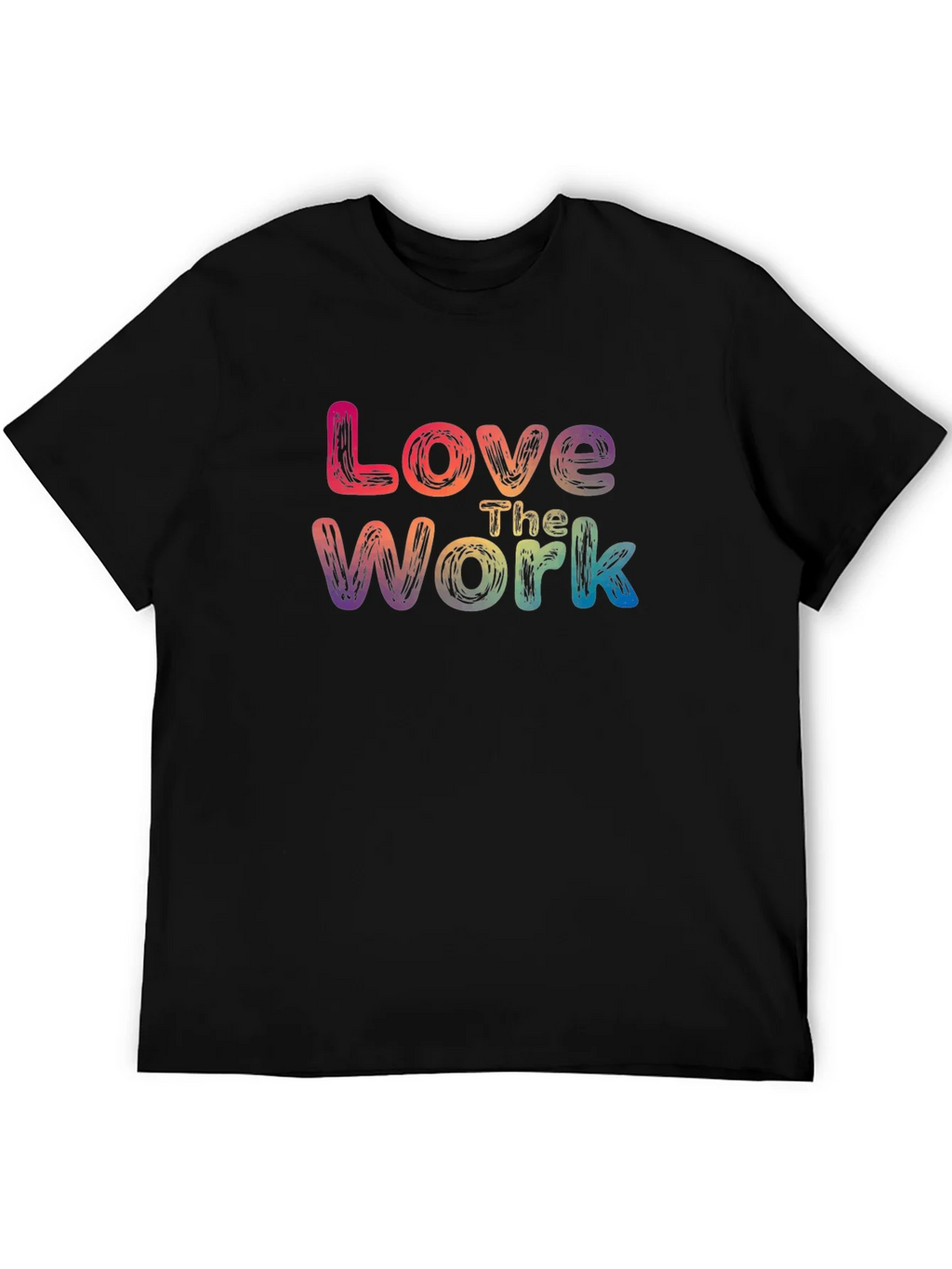Love The Work Rainbow Graphic T-Shirt product image 8