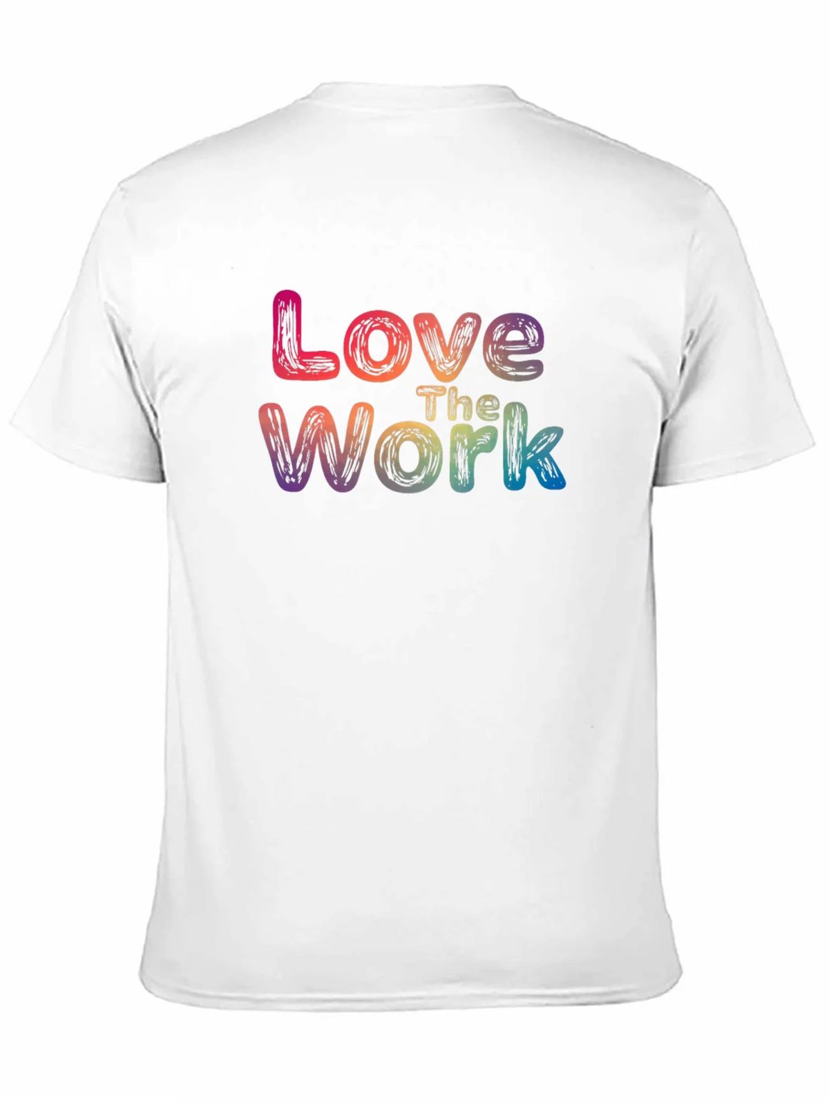 Love The Work Rainbow Graphic T-Shirt product image 2