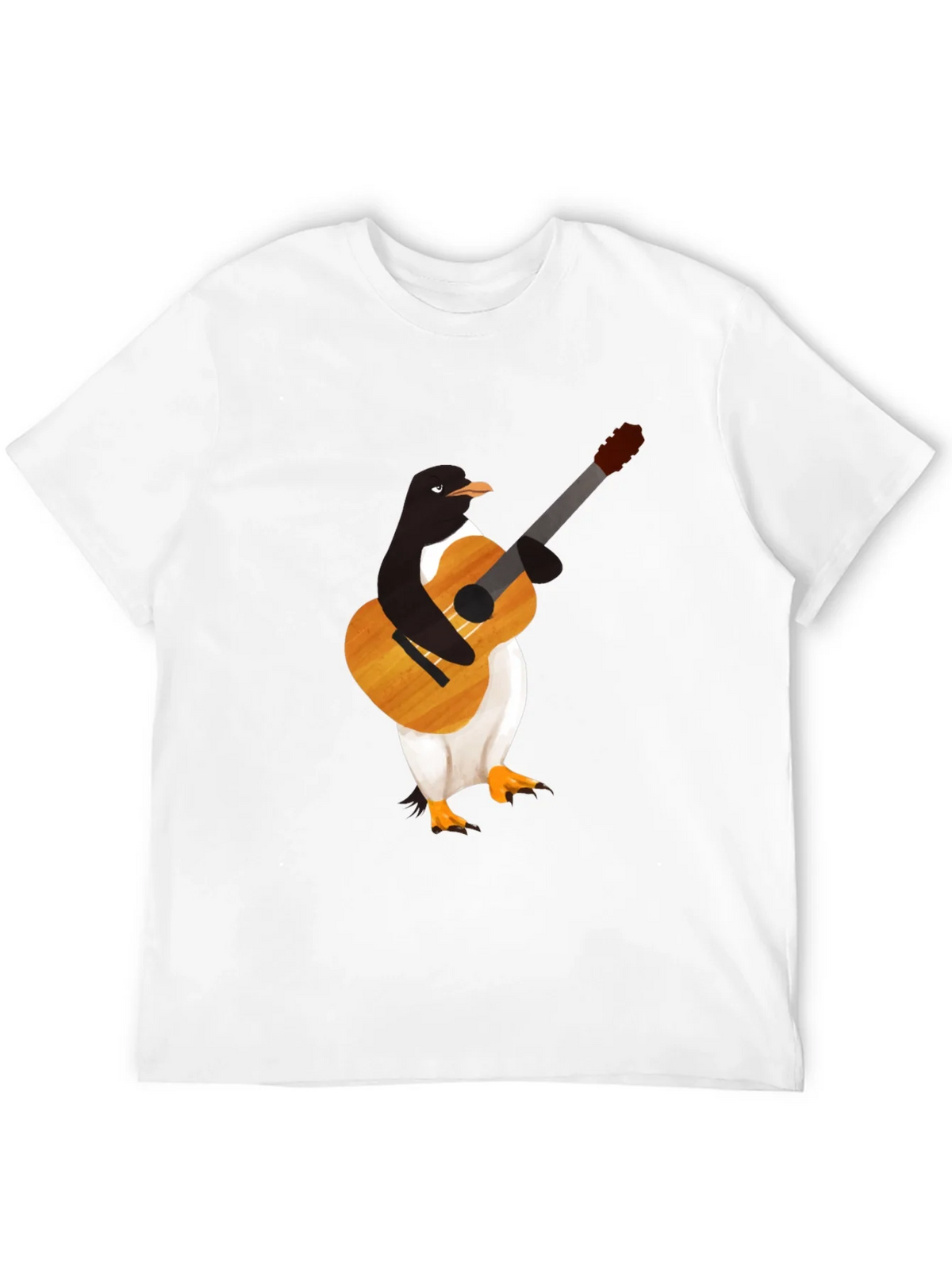 Penguin Guitar Player T-Shirt - Cool Graphic Tee product image 3