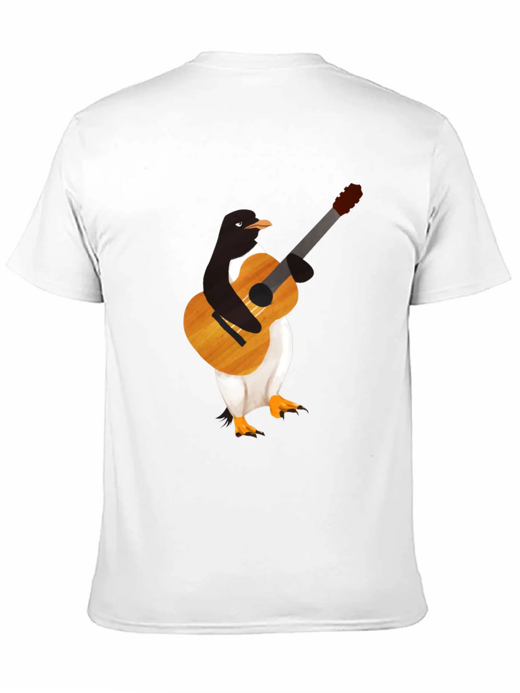 Penguin Guitar Player T-Shirt - Cool Graphic Tee product image 2