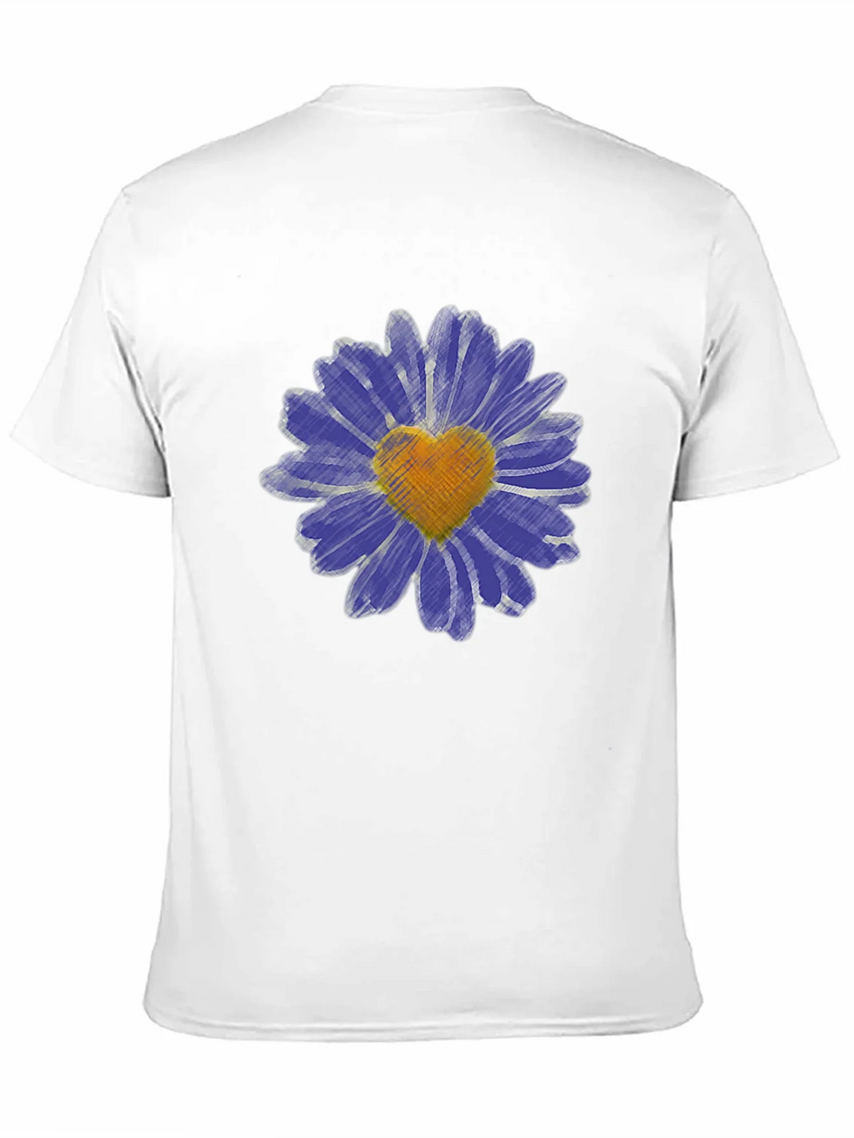Heart Daisy Graphic T-Shirt - Mens Black Tee product image 2