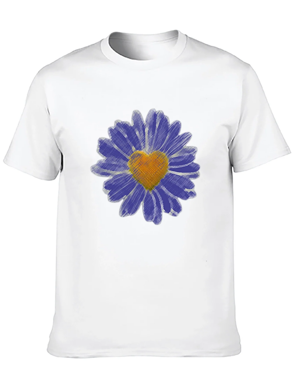 Heart Daisy Graphic T-Shirt - Mens Black Tee product image 12