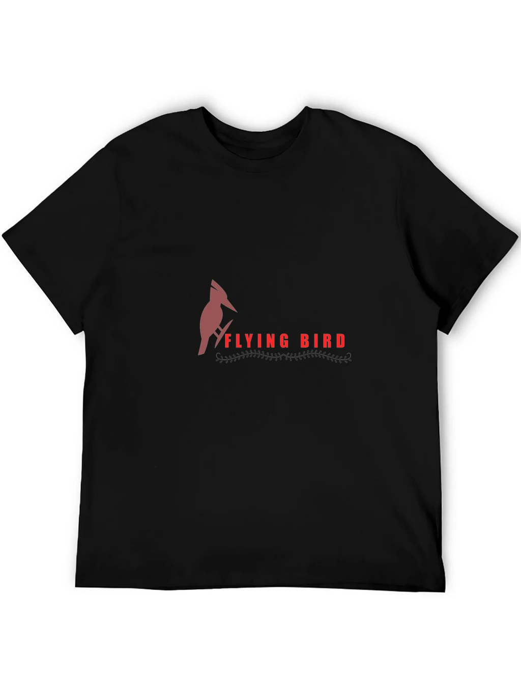 Flying Bird Graphic Tee - Stylish Black T-Shirt product image 8