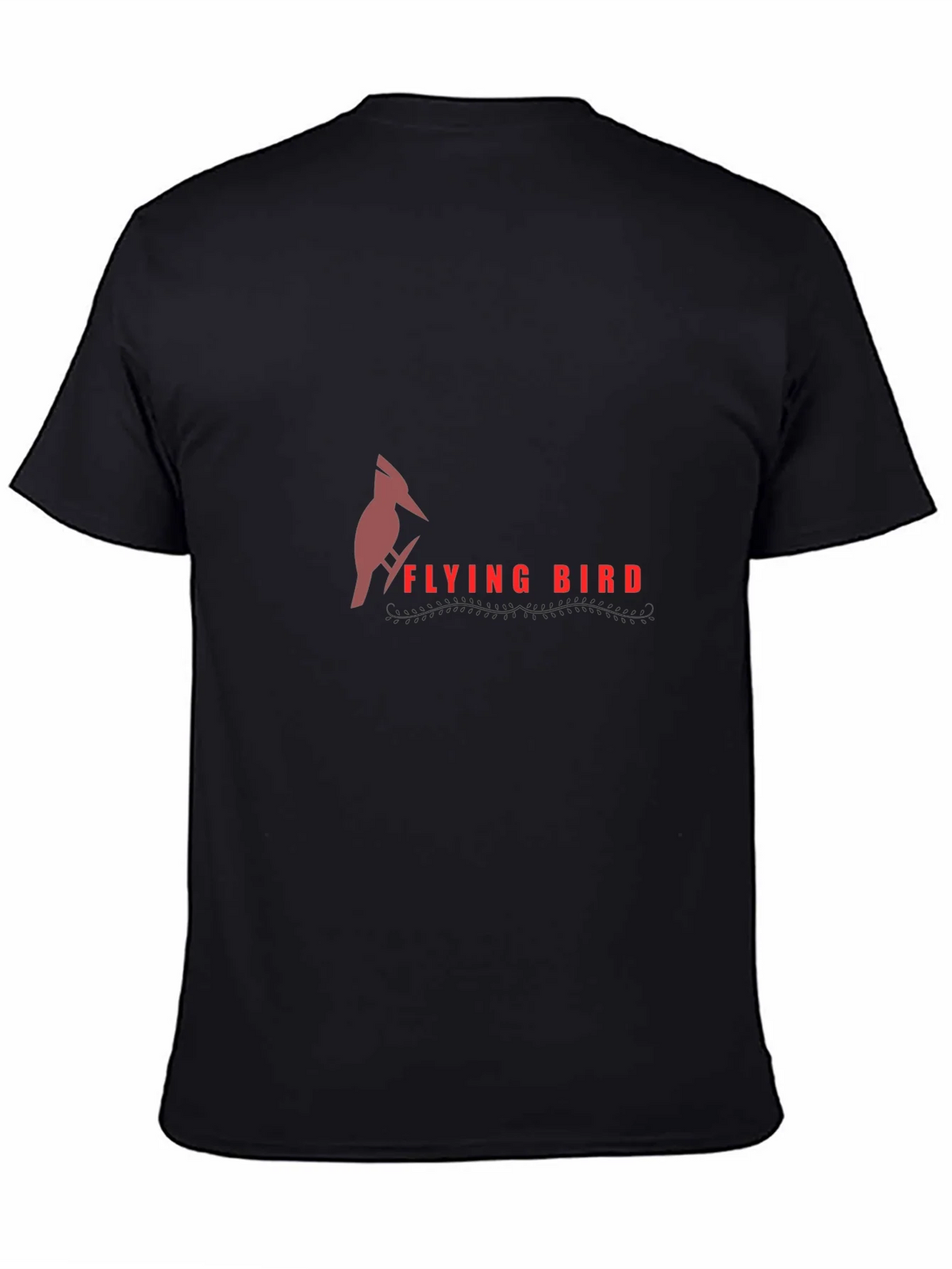 Flying Bird Graphic Tee - Stylish Black T-Shirt product image 7