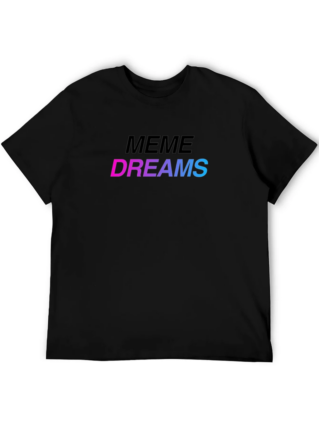 Meme Dreams Graphic Print Black T-Shirt product image 8