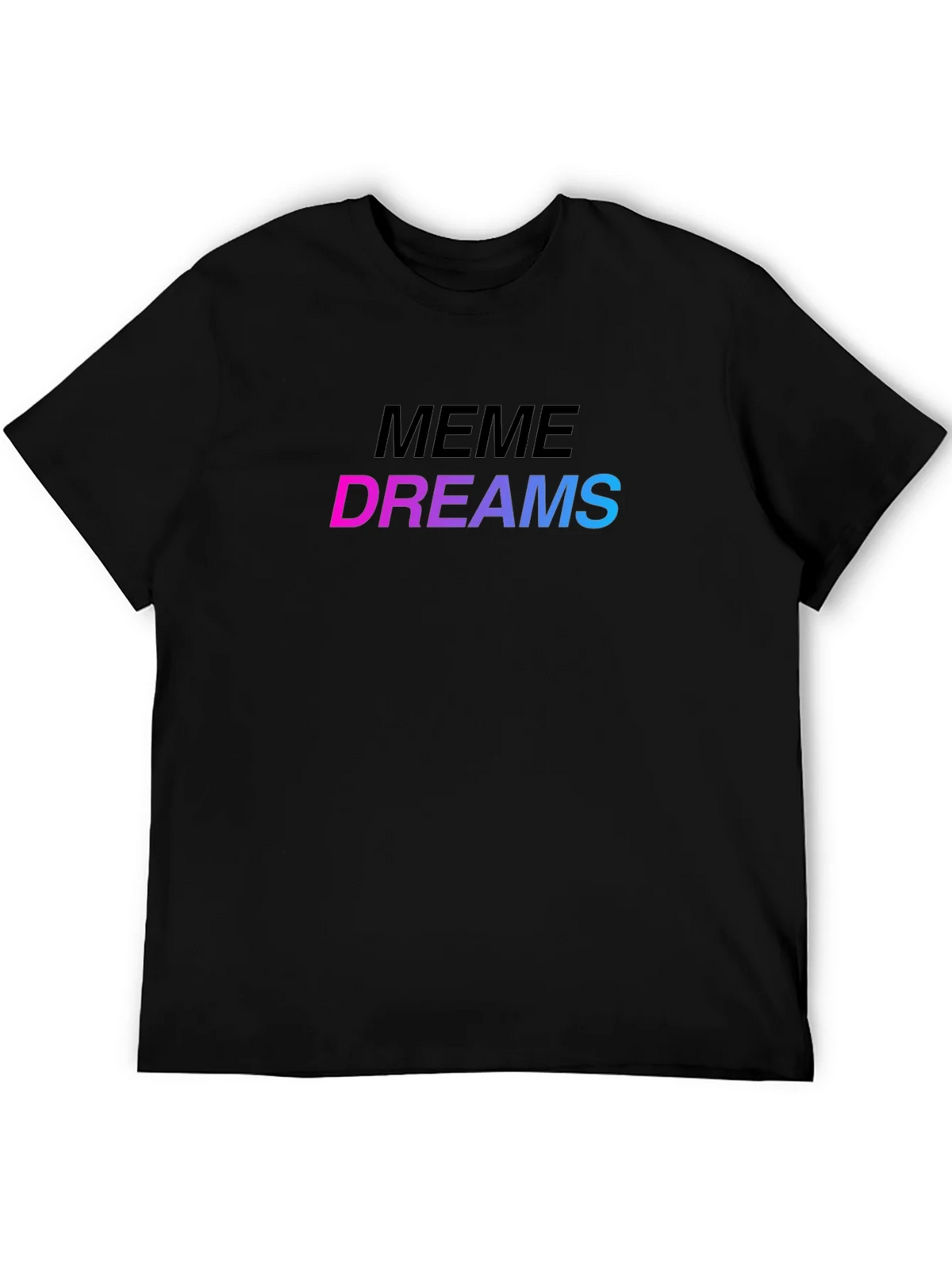 Meme Dreams Graphic Print Black T-Shirt product image 8