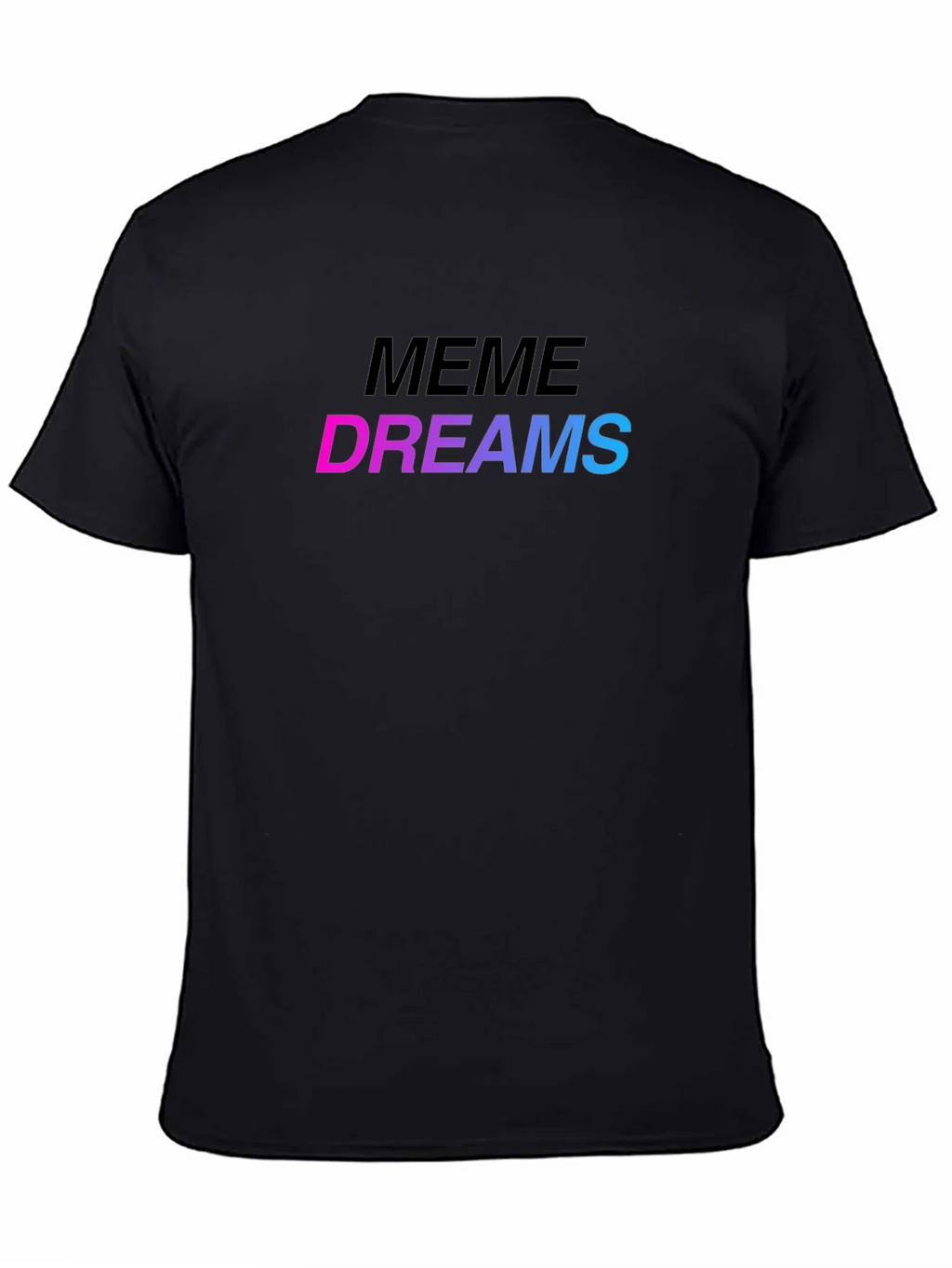 Meme Dreams Graphic Print Black T-Shirt product image 7