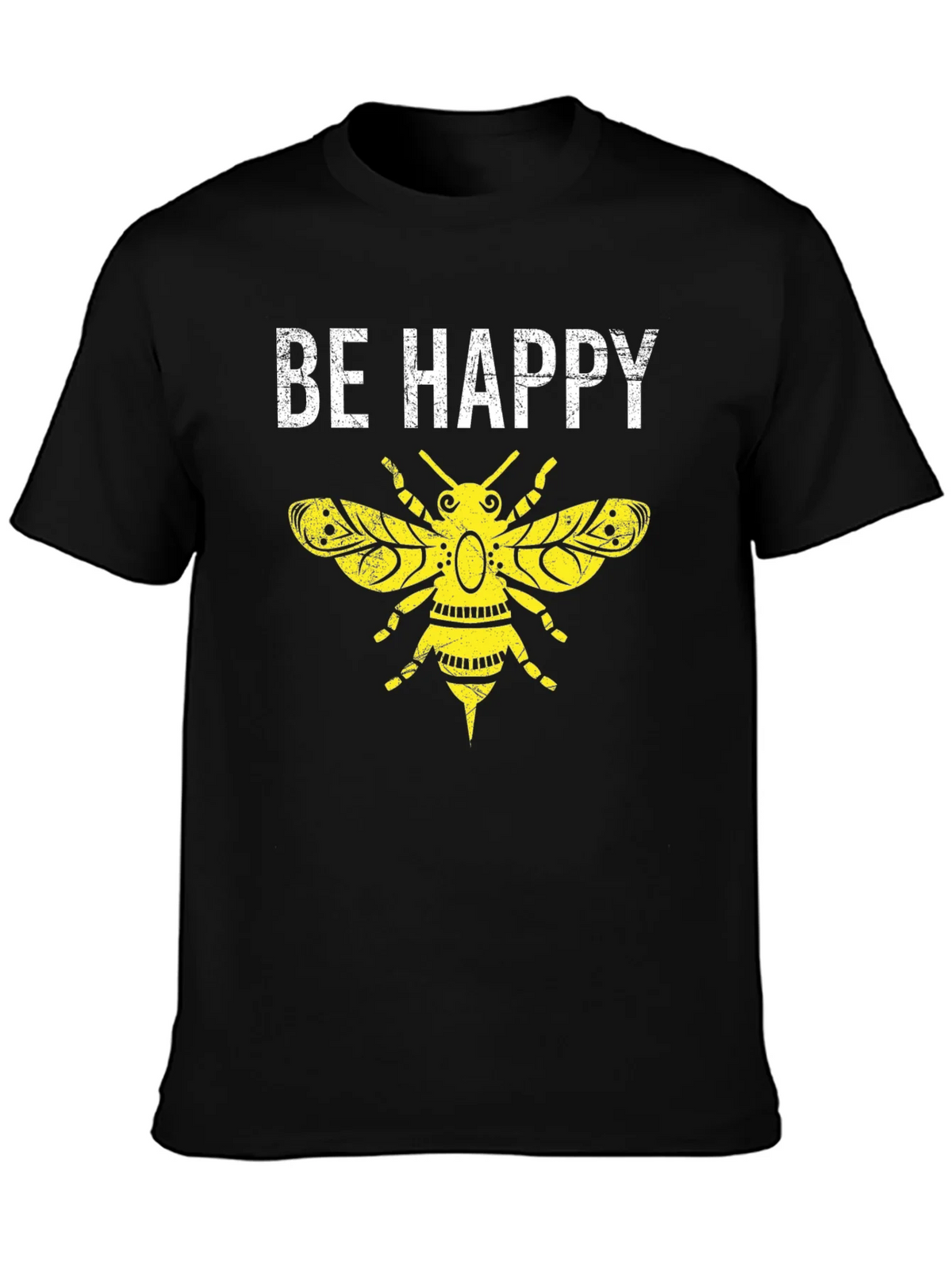 Be Happy Bee Graphic T-Shirt product image 6