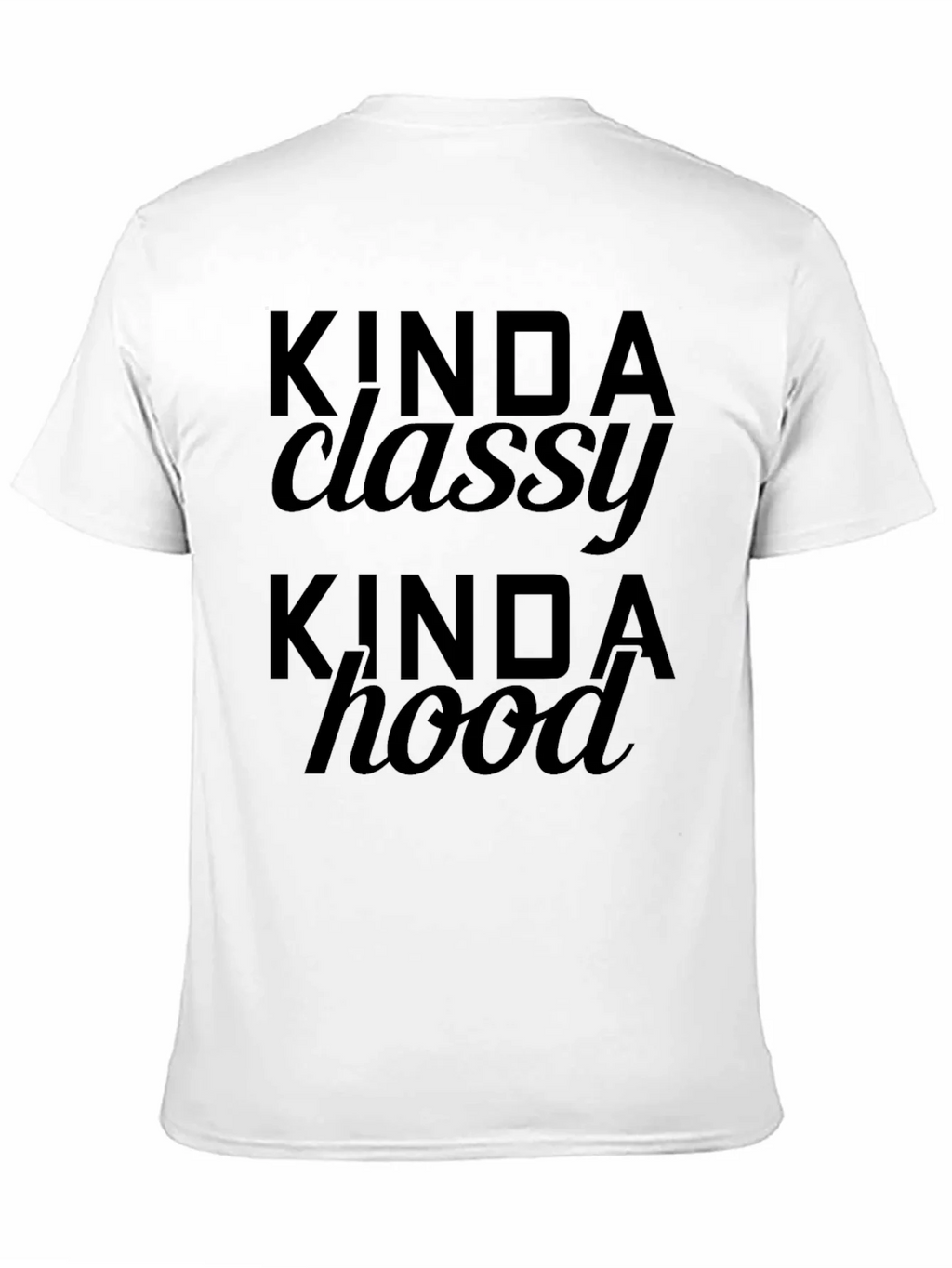 Kinda Classy Hood Black Graphic Tee product image 2
