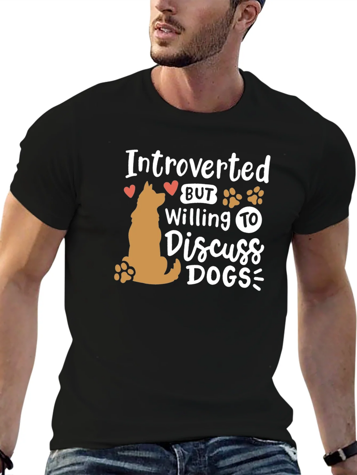 Introverted Dog Lover T-Shirt product image 9