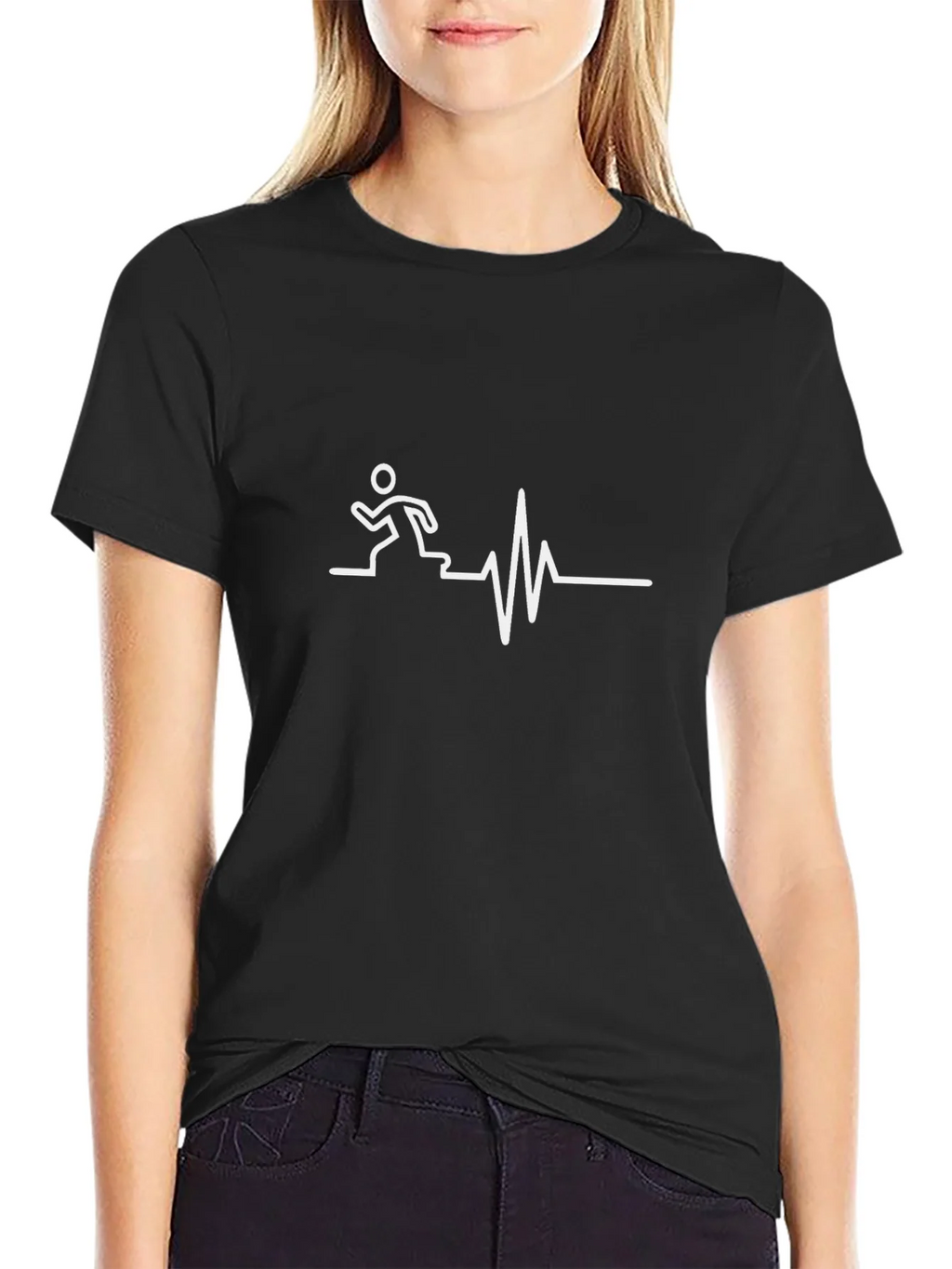 Runner Heartbeat Graphic T-Shirt product image 5