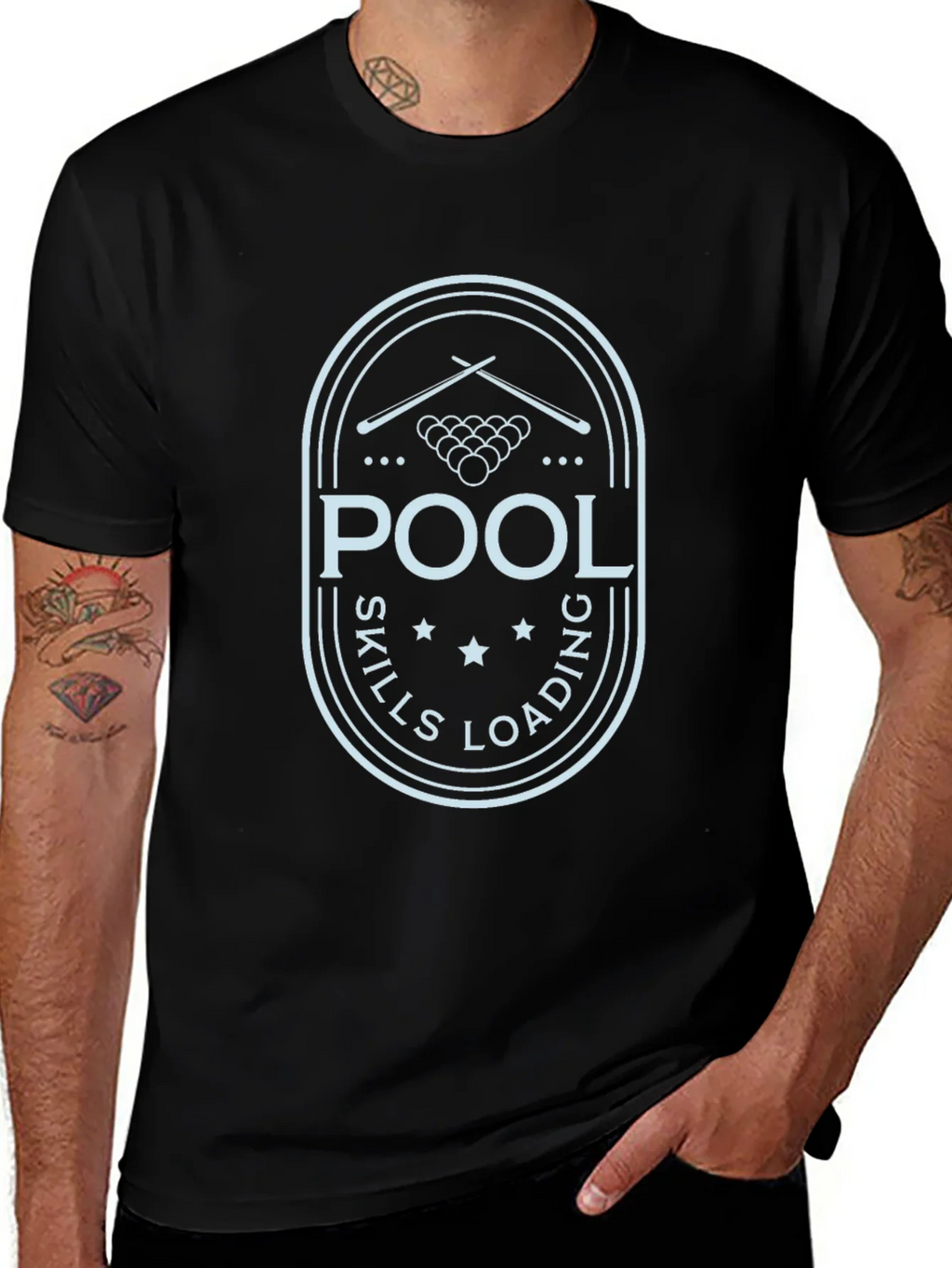 Pool Skills Loading T-Shirt - Billiards Player Tee product image 1
