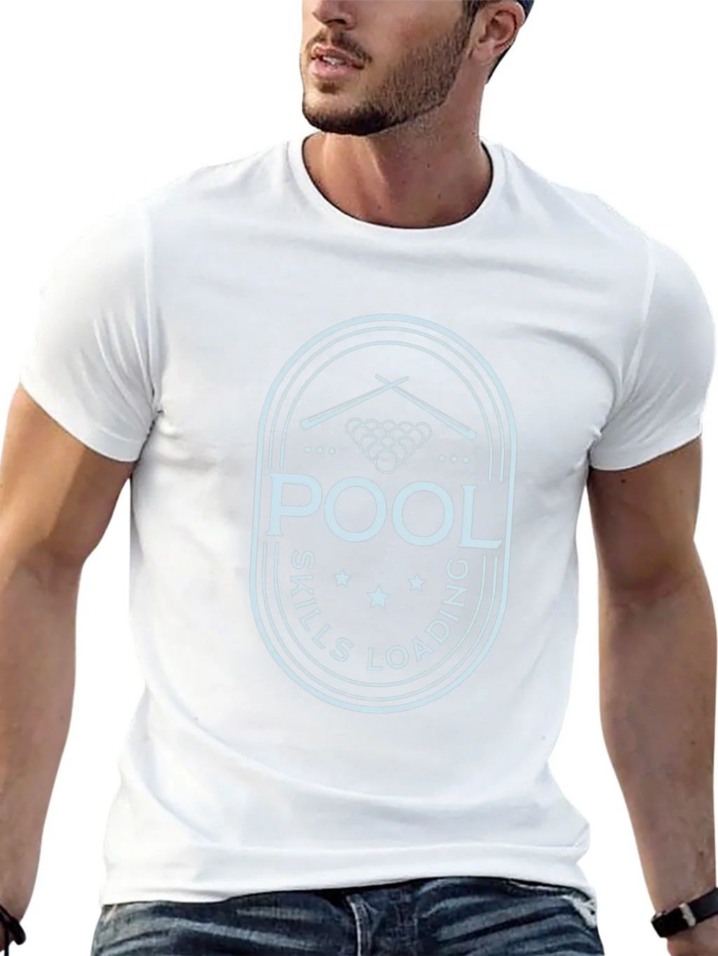Pool Skills Loading T-Shirt - Billiards Player Tee product image 4