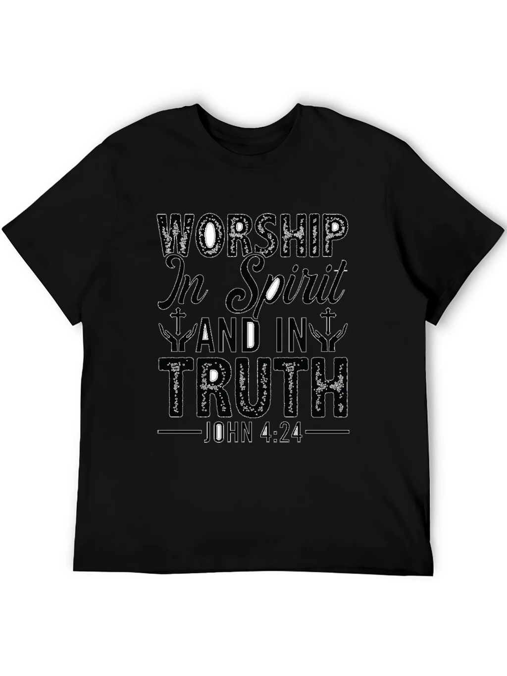 Worship in Spirit & Truth Christian T-Shirt product image 8