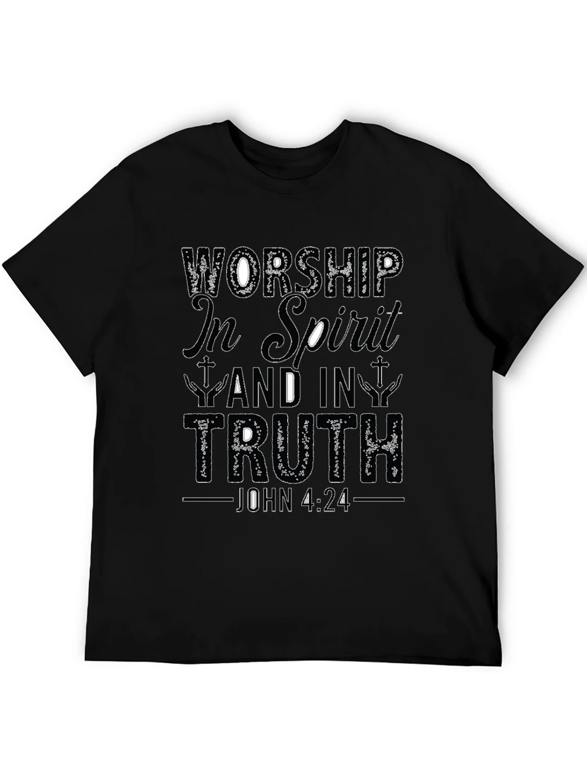 Worship in Spirit & Truth Christian T-Shirt product image 8