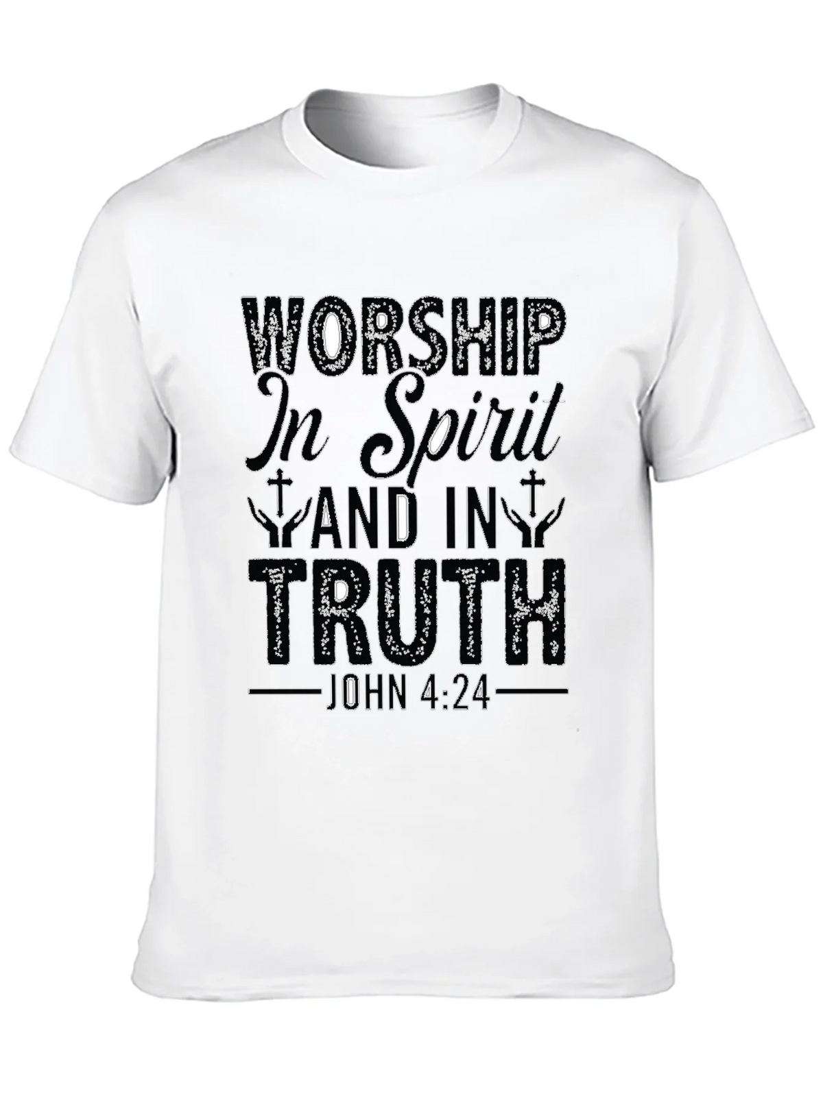 Worship in Spirit & Truth Christian T-Shirt product image 12
