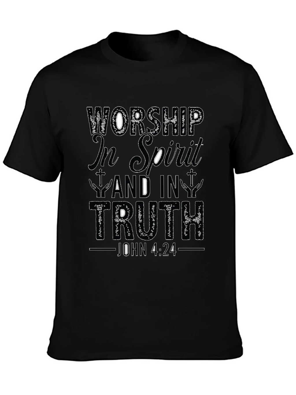 Worship in Spirit & Truth Christian T-Shirt product image 6