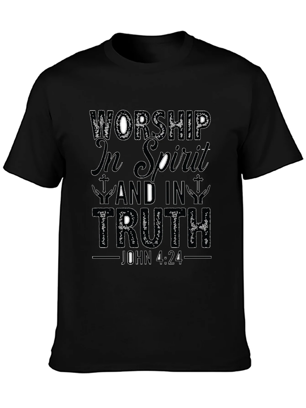 Worship in Spirit & Truth Christian T-Shirt product image 6
