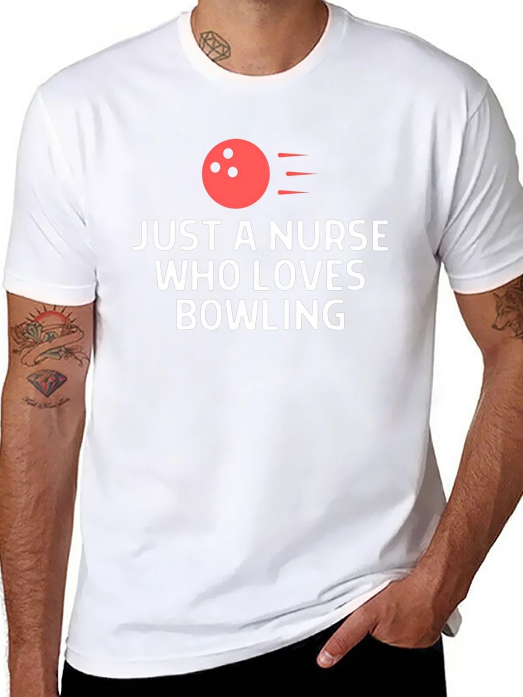 Nurse Bowling Lover T-Shirt - Novelty Gift product image 10