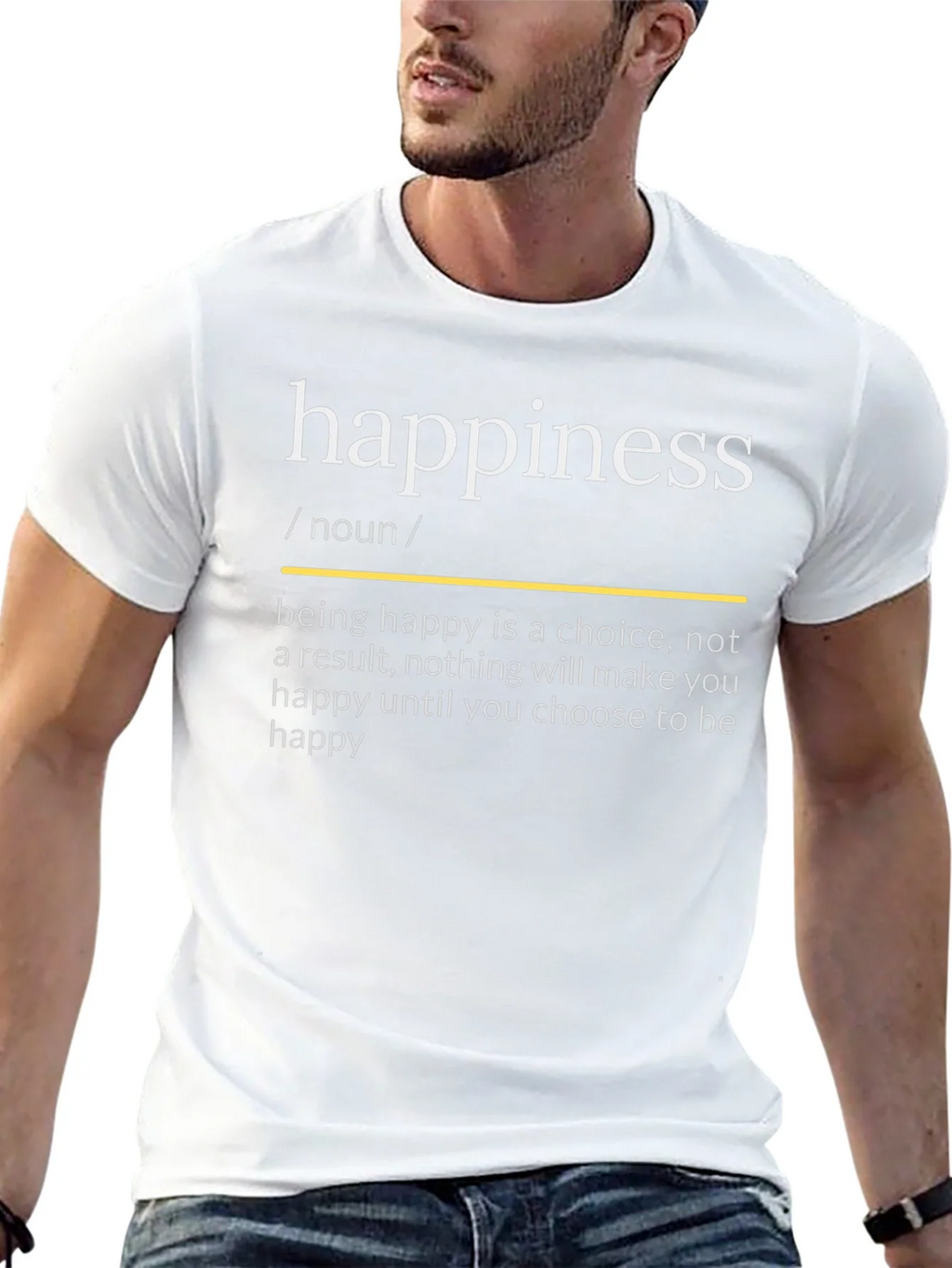 Happiness Definition T-Shirt - Choose to Be Happy product image 4