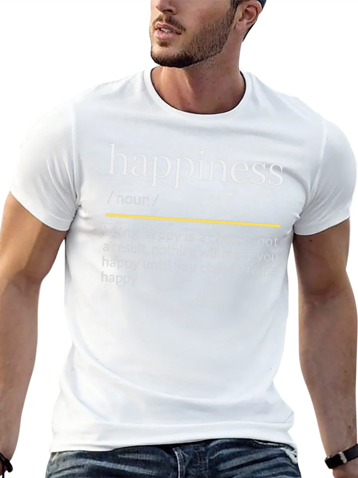 Happiness Definition T-Shirt - Choose to Be Happy product image 4