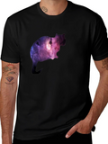 Galaxy Cat T-Shirt - Cosmic Feline Tee product image 1