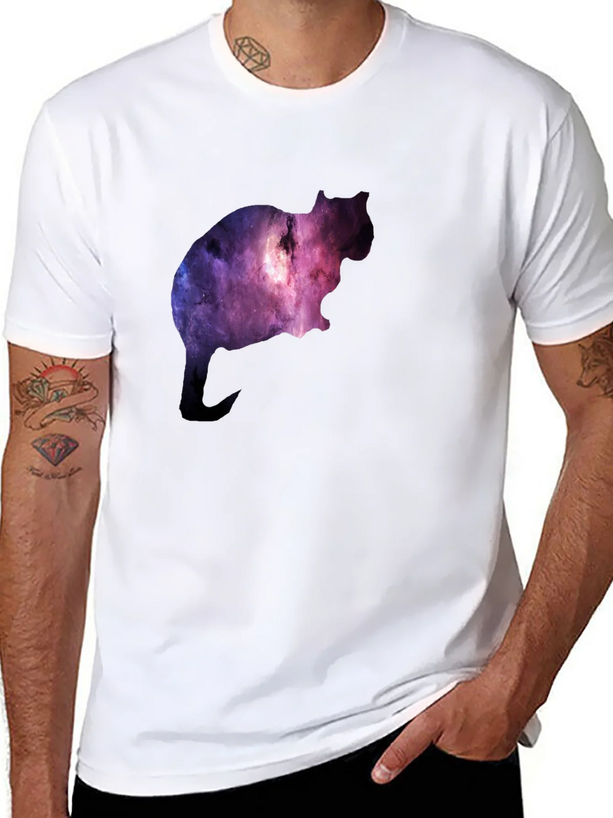 Galaxy Cat T-Shirt - Cosmic Feline Tee product image 10