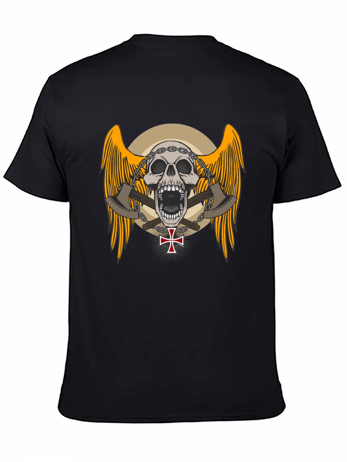 Skull & Axe Graphic Tee - Edgy Design product image 7